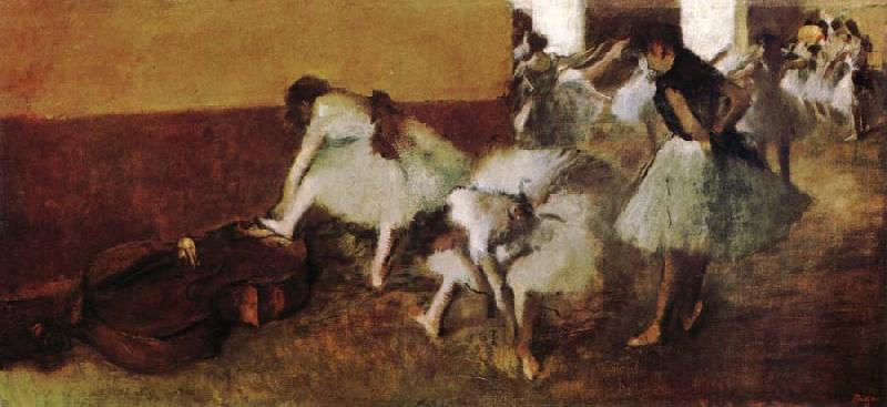 Edgar Degas A picture of Russian dance oil painting image